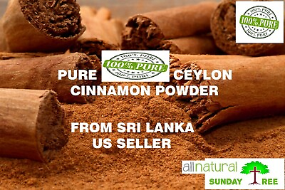 1 LB ALL NATURALPURE Premium CEYLON Cinnamon Powder SRI LANKA $18.99