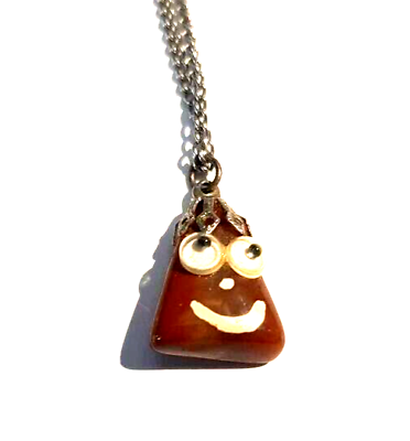 Excellent handmade necklace with moving eyes we all have days we want to wear it $12.99