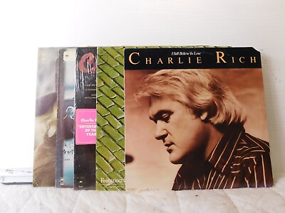 #ad LOT OF 5 CHARLIE RICH VINYL RECORD LPS D $15.00