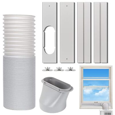 #ad Portable Air Conditioner Windows Vent Kit Adjustable Window Seal with 5.9 Inc... $43.12