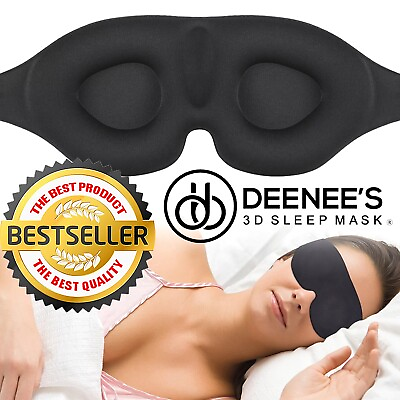 #ad 3D Sleep Mask For Men amp; Women Eye Mask For Sleeping Blindfold Travel Accessories $13.99