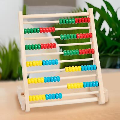 #ad Wooden Abacus Counting Frame for Gift Early Education Centers Kindergartens $17.71