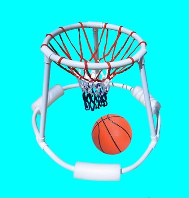 #ad Pool Basketball Heavy duty Rigid frame Floating Basketball Game Pool Party AU $41.90