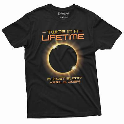 solar eclipse shirt Twice in a lifetime total Solar eclipse of April 8 2024 Tee $18.06