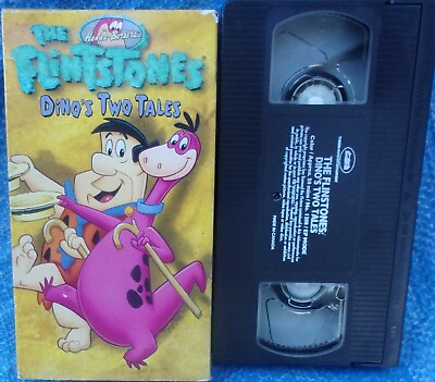 #ad The Flintstones Dino#x27;s Two Tales VHS Video Cartoon Hanna Barbera 1994 Turner Ent $9.82