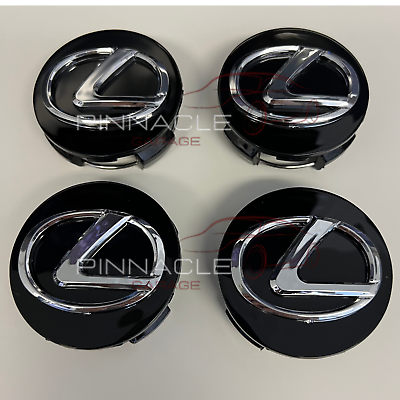 #ad Set of 4 2006 2013 Lexus Black 62mm Wheel Center Hub Caps Hubcaps 4260330590 $19.99