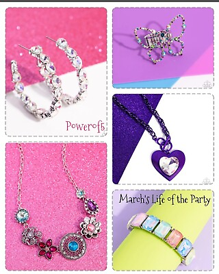 Paparazzi Jewelry Set 💟 March#x27;s LOP 5 Piece Collection $25.00