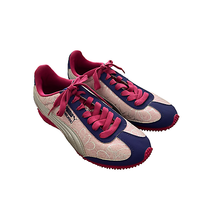 #ad NWOB PUMA Whirlwind Swirl Purple Pink Metallic Sneakers Sz 6 Womens New $32.00