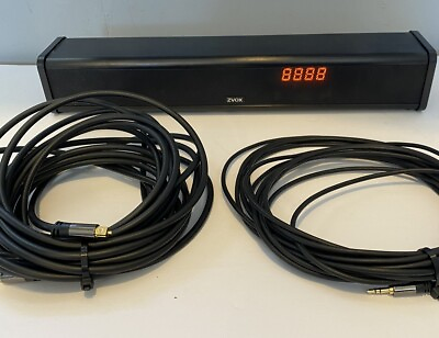 ZVOX Model AV200 AccuVoice TV Speaker w Cords NO Remote Tested Works $24.95