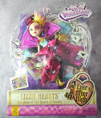 #ad Mattel Ever After High Lizzie Hearts Daughter of the Queen of Hearts 2014 CJF43 $115.00