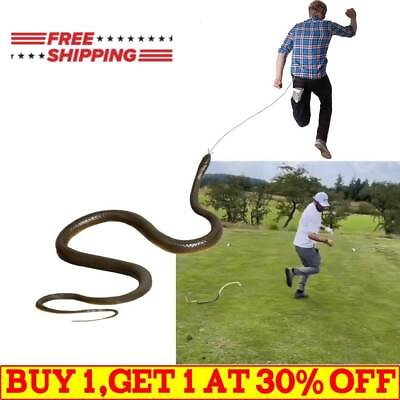 #ad Snake Prank with String Clip Snake on a String Prank That Chase People Toy $0.99
