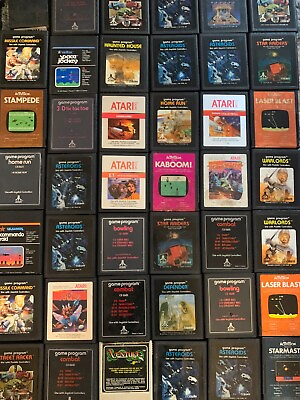#ad Atari 2600 Games Lot Tested amp; Working 100#x27;s to pick and choose updated weekly $64.95