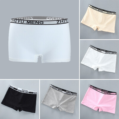 1x Women Ladies Boxers Boy Shorts Cotton Girls Knickers Underwear Panties Briefs #ad AU $4.65