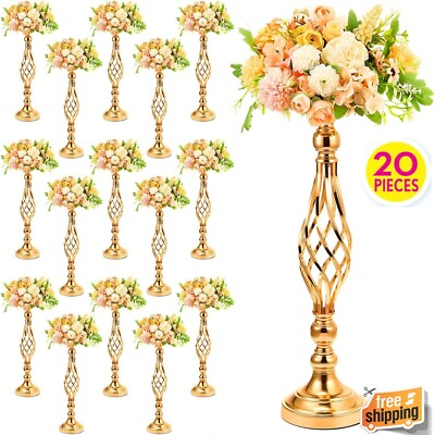20 Pcs candelabros para centros de mesa decoracion hogar 20 inch bodas fiestas N $288.56