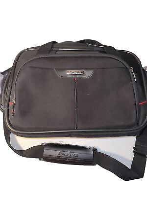 #ad Samsonite Luggage Laptop Bag Over Shoulder Strap Top Loaded Black 16x12x10 $29.87