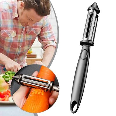 #ad Multifunctional Vegetable Peeler 3 in 1 Stainless Steel Peeler Kitchen Tool $3.84