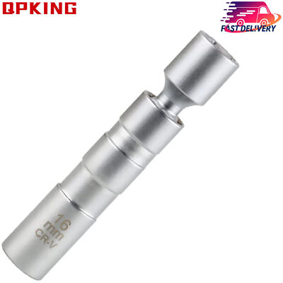 #ad 16mm 3 8quot; Thin Wall Magnetic Spark Plug Socket 12 Point Swivel Socket Remover US $11.99