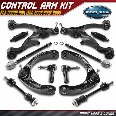 #ad 12x Control Arm w Ball Joint Stabilizer Bar Link Tie Rod End for Dodge Ram 1500 $331.99