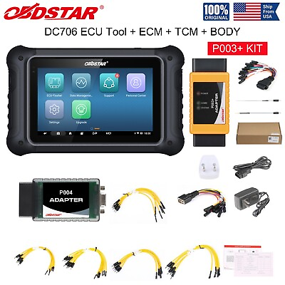 OBDSTAR DC706 E C U Clone Tool Full Version For Car amp; Motorcycle With P003 KIT $125.00