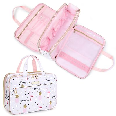 #ad Large Toiletry Bag Travel Organizer Cosmetic Holder for Brushes Set Cosmet... $20.23