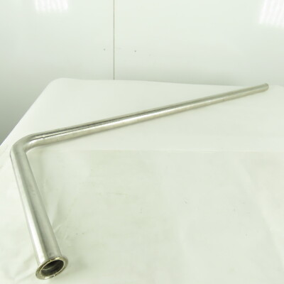 #ad 1 1 2quot; Flange 90° Elbow Stainless Steel Sanitary Pipe 46quot; $34.23