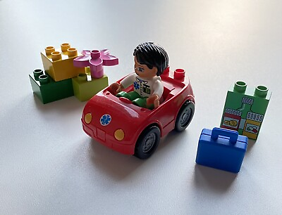 Lego Duplo 5793 Notärztin mit Auto ohne OVP und Anleitung EUR 11.95