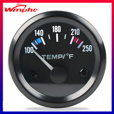 #ad 250℉ Water Coolant Temperature Gauge Kit Includes Electronic Sensor for Trucks $13.98