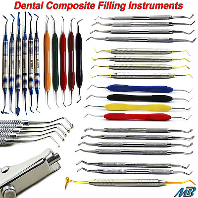 Dental Amalgam Composite Filling Restoration Placement Restorative Instruments $8.99