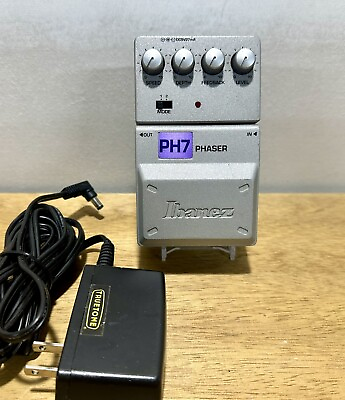 #ad Ibanez PH7 Tone Lok Phaser Analog Phase Shifter Guitar Effect Pedal amp; PWR Cabel $99.97