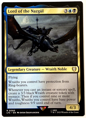 MTG Lord of the Nazgul Tales of Middle earth Commander 60 Pack Fresh $9.99