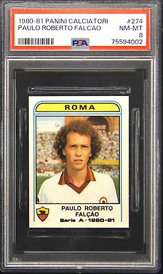 #ad 1980 81 Panini Calciatori #274 Paulo Roberto Falcao PSA 8 NM MT POP 2 $299.99