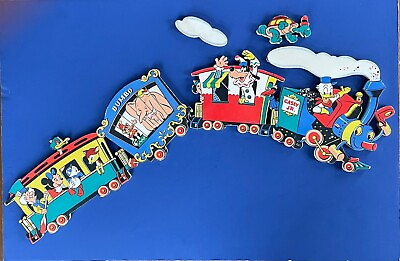 #ad Vintage Disney Walt Disney Co Casey Jr Circus Train Wall Plaque $55.00