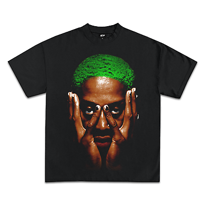 #ad Dennis Rodman Jumbo Green T Shirt $32.99
