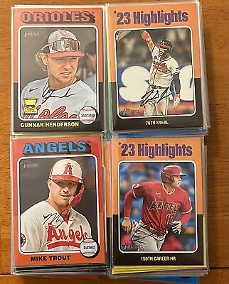 #ad 2024 TOPPS HERITAGE BASEBALL SP#x27;S #1 100 407 You Pick. Combined Shipping $0.99