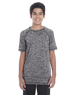 #ad Holloway Youth Dry Excel Performance Polyester Knit Electrify 2.0 Tee 222622 $12.73