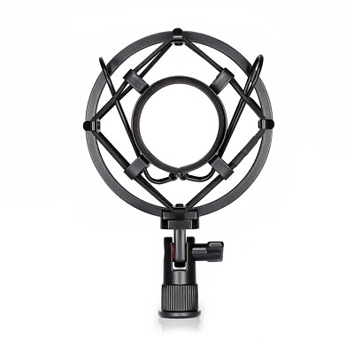 #ad Neewer BK Universal Microphone Shock Mount Holder Clip Anti Vibration Suspension $14.39
