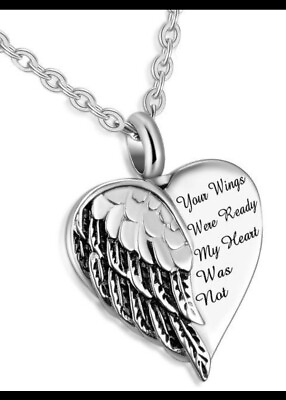 #ad Urn Necklace Pendant Necklace Cremation Keepsake Memorial Jewelry $18.75