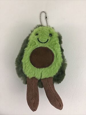 #ad Avocado Plush Stuffed Keychain 6quot; Toy Novelty Zipper Pull Fruit Toy Doll Child $11.96