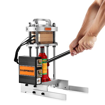 #ad Dabpress 4 Ton Hydraulic Heated Press Machine for Beginner BJ4T35 $309.00