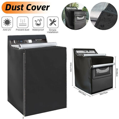 Washing Machine Top Dust Cover Laundry Washer Protect Dustproof Waterproof Black $17.99