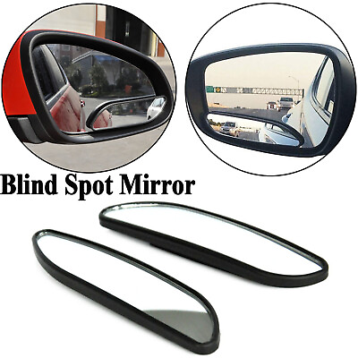 #ad 2x Blind Spot Mirror Auto 360° Wide Angle Convex Rear Side View Car Truck SUV $5.18