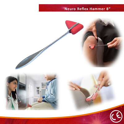 #ad Bdeals 8quot; Red Neuro Hammer Medical Reflex Taylor Percussion Tendon Fine Quality $9.74