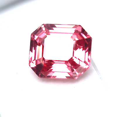 #ad Natural Ceylon Padparadscha Sapphire Ring Size 15 Ct Octagon Shape Certified $42.00