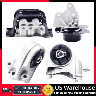 Engine Motor amp; Auto Trans Mount Set For 10 17 Chevy Equinox GMC Terrain 2.4L A T $89.99