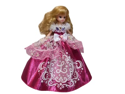 Takara Tomy Licca Chan Doll Yumemiru Pink Glitter Princess 8quot; $27.22