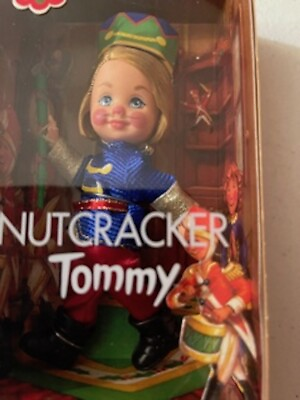 #ad New 2003 Barbie Kelly Club Nutcracker Tommy Christmas Doll Ornament Mattel $16.20