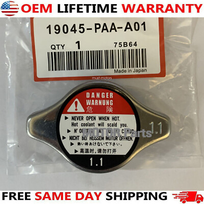Genuine OEM Cooling Radiator Cap 19045 PAA A01 For Accord Civic Acura CL TL USA #ad $6.99