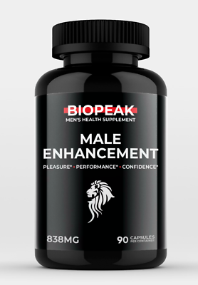 #ad Biopeak Men Enhancement bio peak male caps90ct enhancement reviews for men bigd $39.99