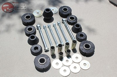#ad 67 72 Chevy 1 2 Ton Pickup Truck Cab Mount Rubber Bushings Hardware Kit New $105.79