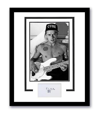 #ad Flea Autographed Signed 11x14 Framed Photo Red Hot Chili Peppers ACOA $249.99